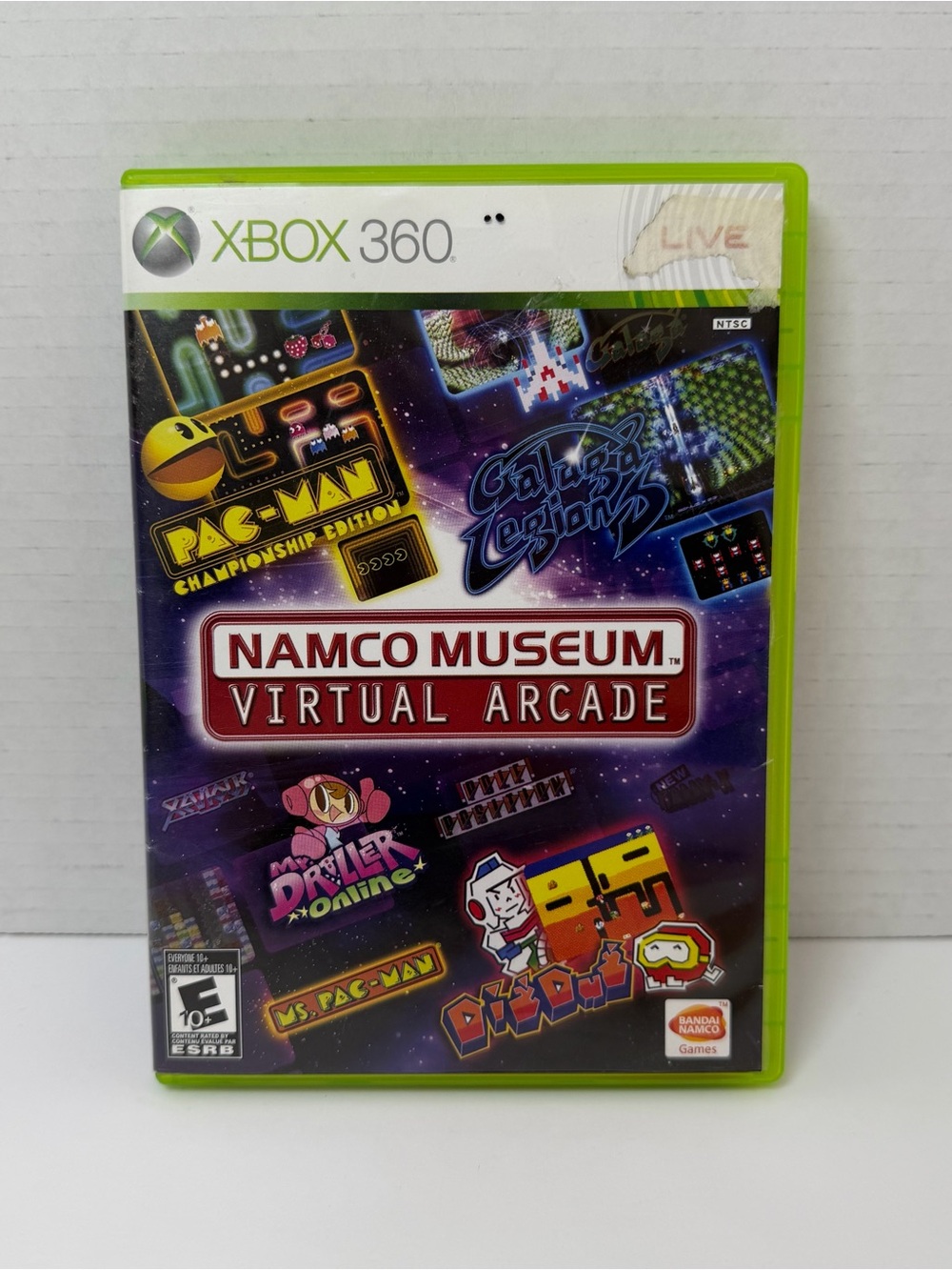 Xbox 360 Namco Museum Virtual Arcade